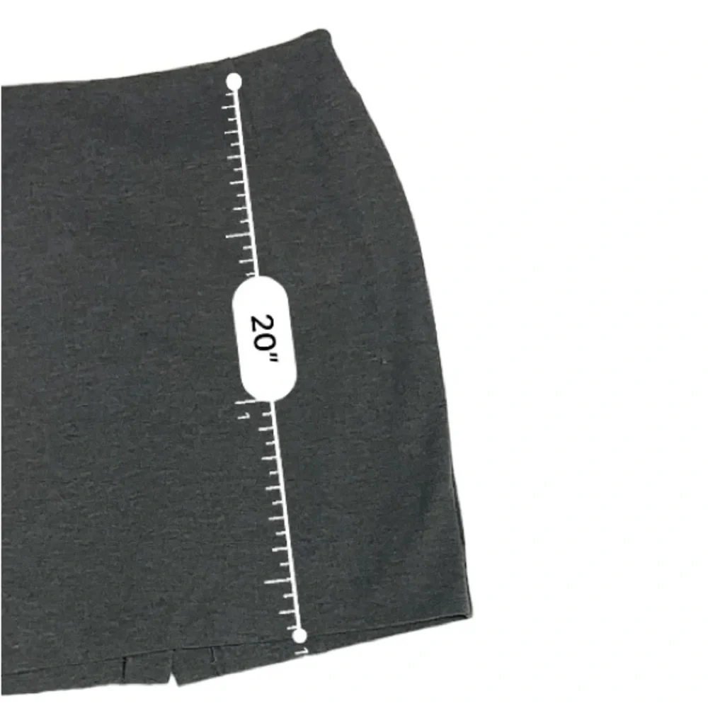 Michael Kors Gray Career Pencil Stretch Skirt Fully Lined With Slit Size 10‎